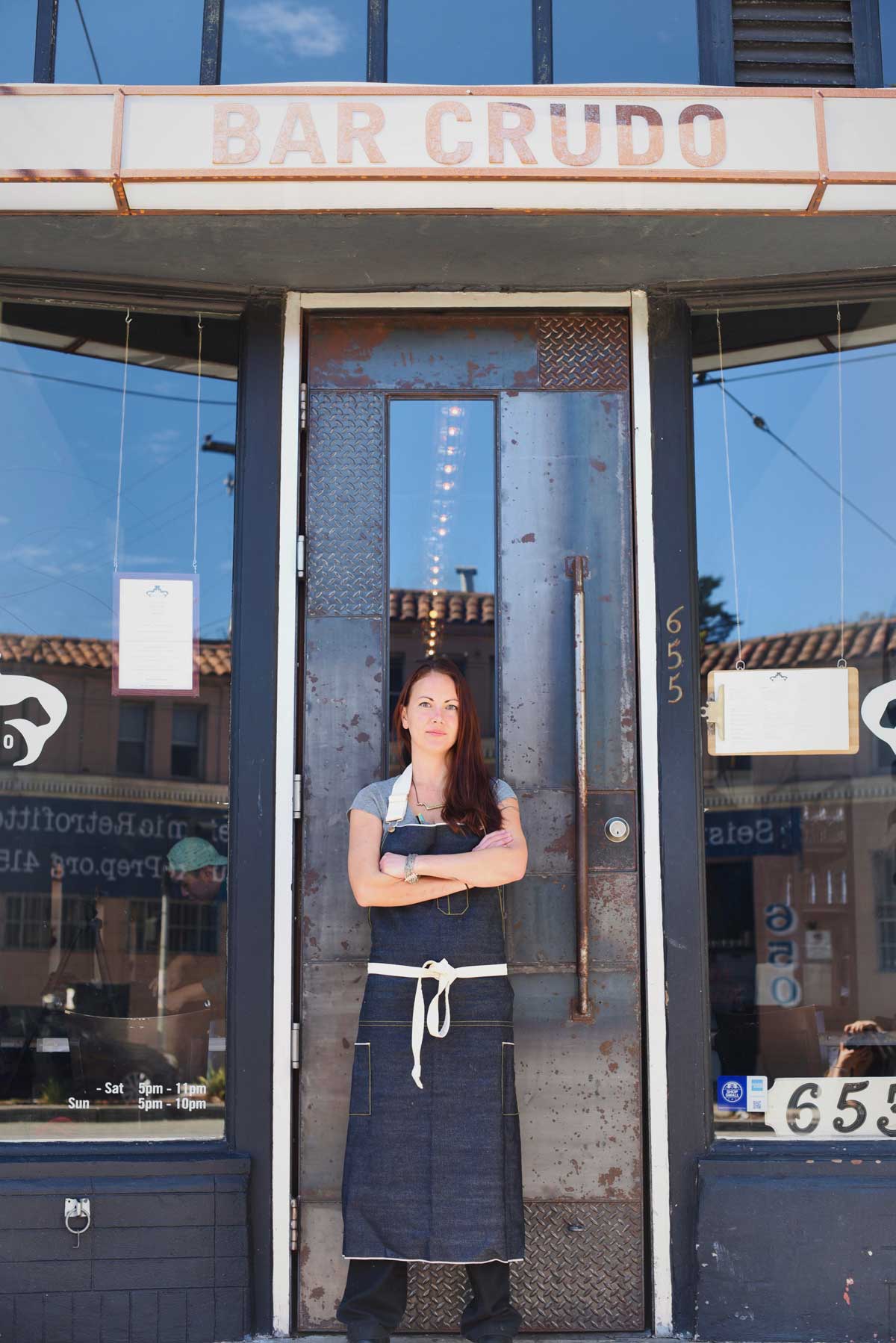 Chef Melissa Perfit runs the kitchen at San Francisco's Bar Crudo.