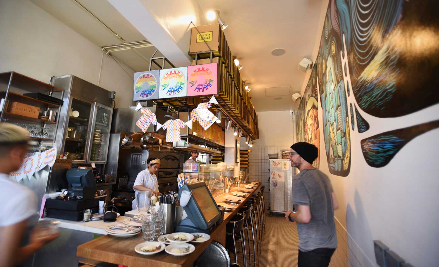 The Pizzeria annex to Delfina's flagship restaurant in Mission DOlores is always bustling