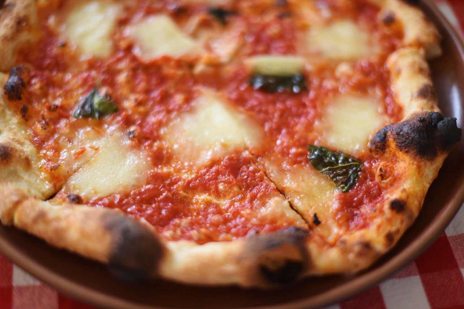 Delfina's Neapolitan pizza sizzles when it comes out of the oven
