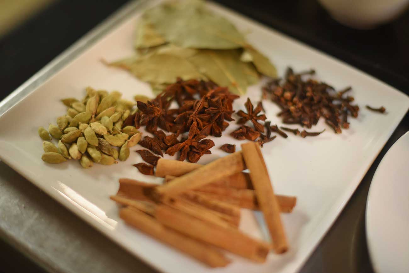 Indian food requires layers and layers of complicated flavors, using spices like star anise and curry seeds