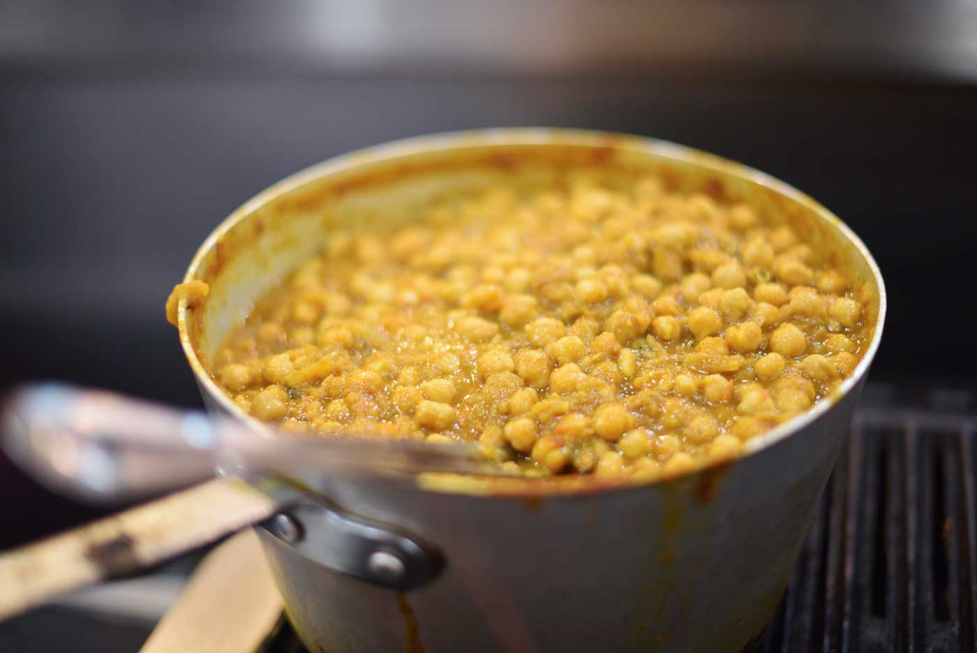 Lentils and sauces are a large part of South Indian style cuisine 