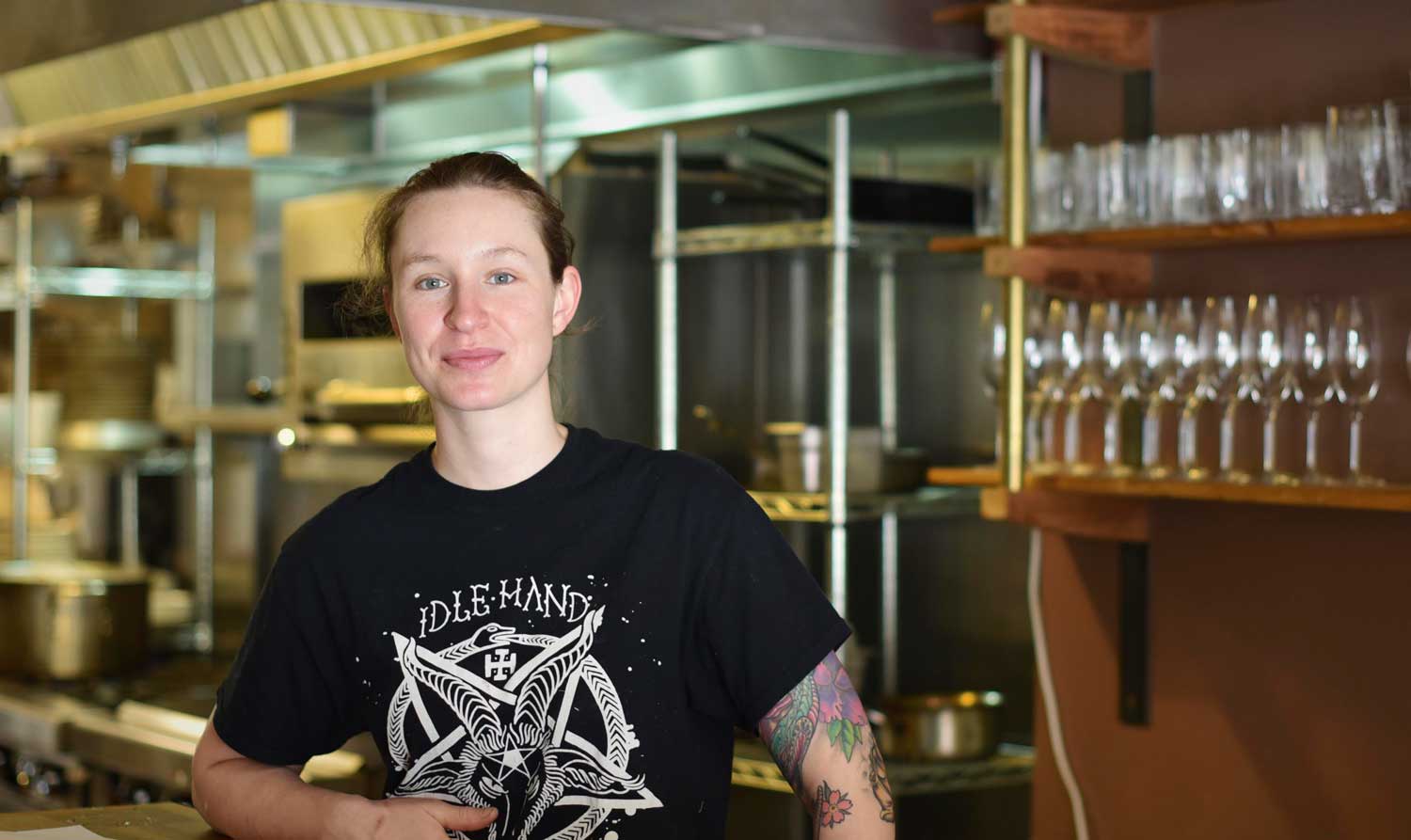 Chef Sara Hauman is only 28 years old, but is making waves on San Francisco's food scene through her work at Huxley
