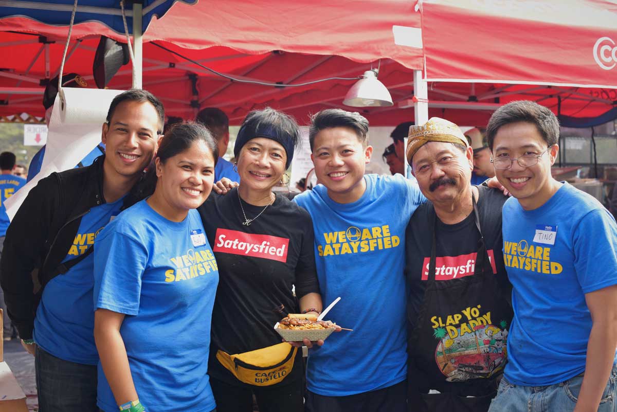Feldo Nartapura's family comes up to San Francisco for Outside Lands every year from Los Angeles to help cook for hungry music festival goers.