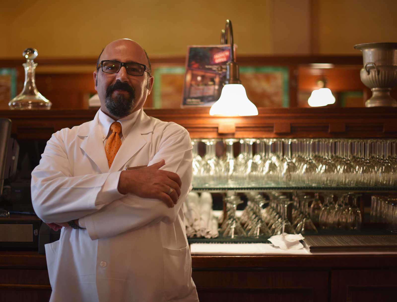 General Manager David Hanna of Tadich Grill has been working in the restaurant industry since he was a young teenager.