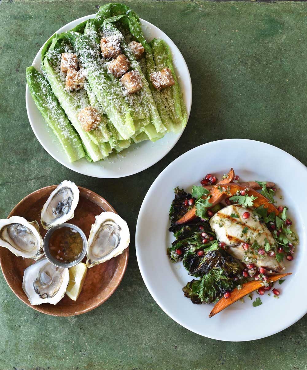 No one make chicken quite like Zuni Café, but there is much more to enjoy on the menu aside from the famous roast chicken: caeasar salad, raw oysters, and chicken with pomegranate — a perfect fall entrée.