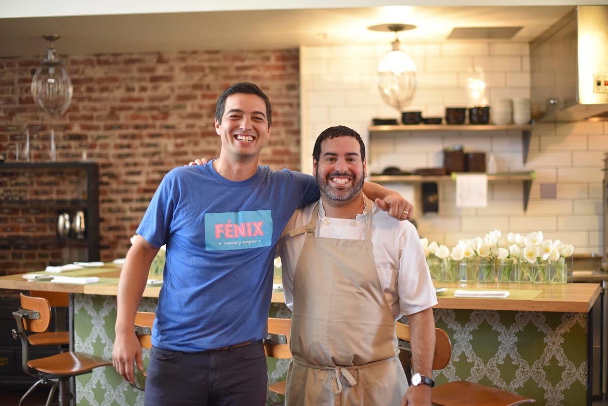 Matt Semmelhack and chef Mark Liberman have worked together since Mercer Restaurant Group and AQ's beginnings 