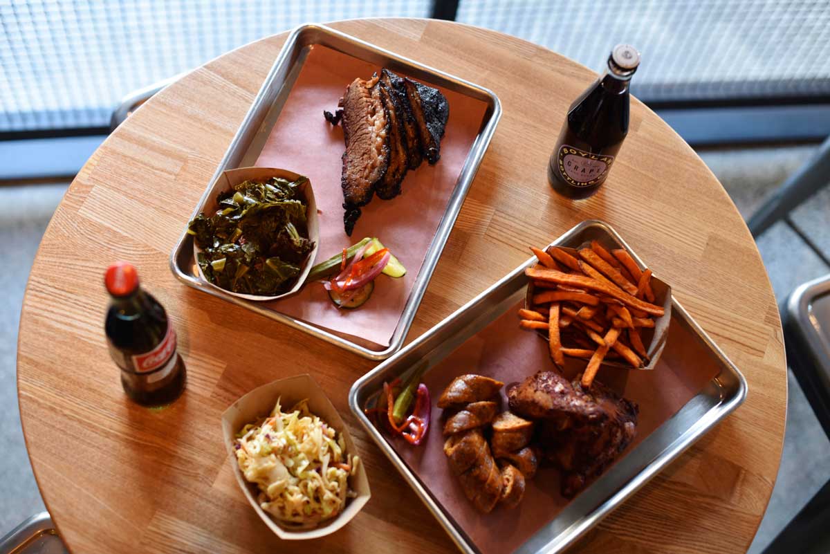 Old style sodas are served at Black Bark BBQ to complement the classic dishes