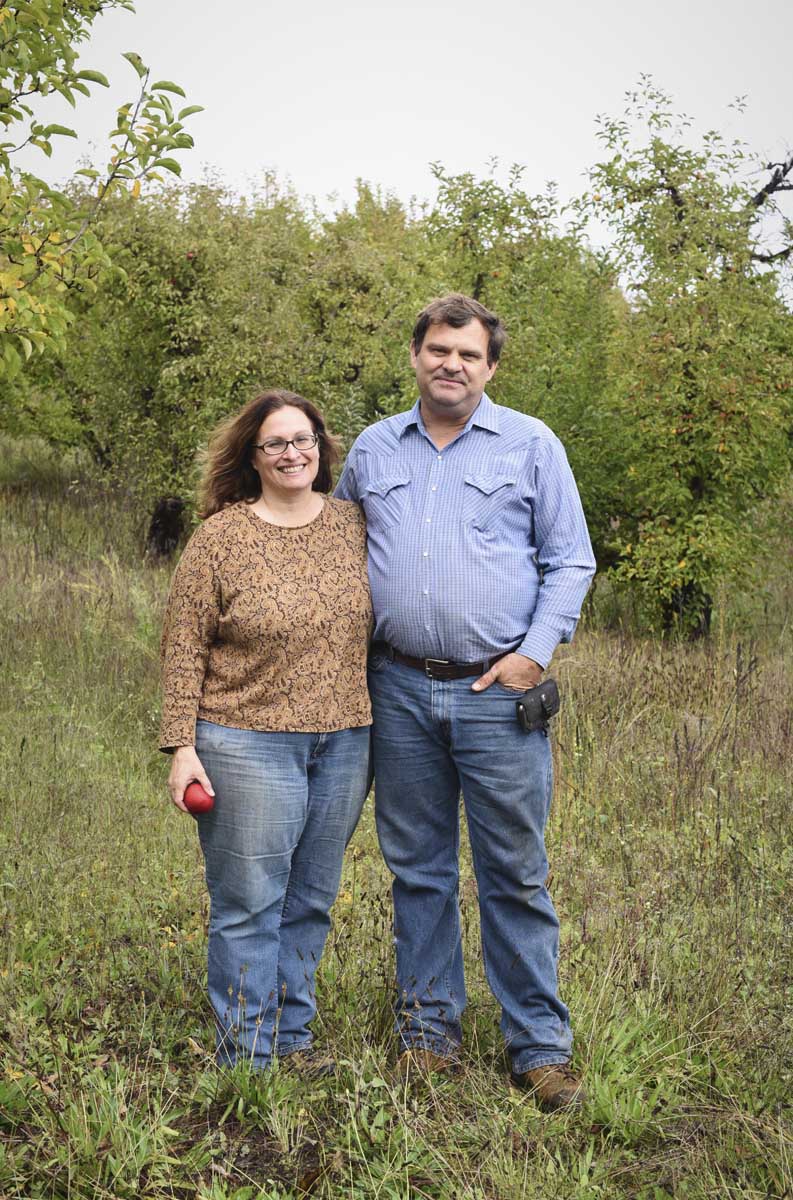 Don and Sharon Gowan oversee the Gowan family orchards and cider operation 