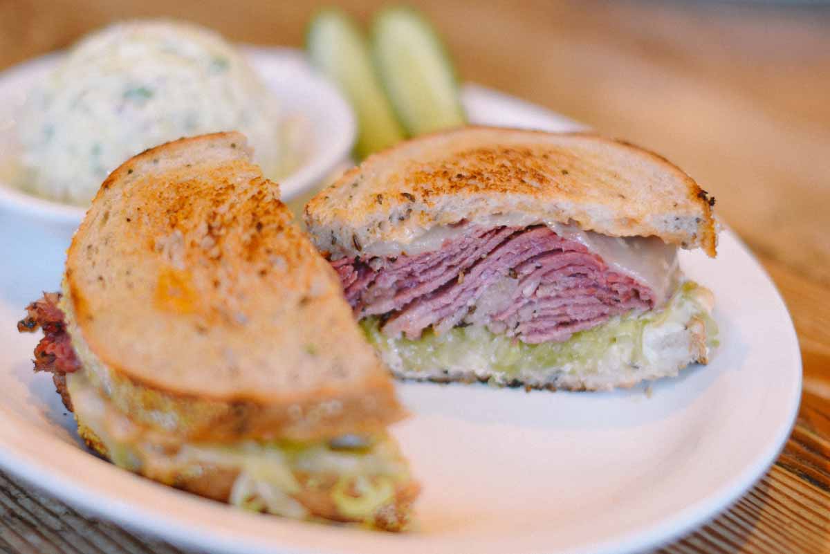 The reuben was one of the items around which the Wise Sons menu was built.  