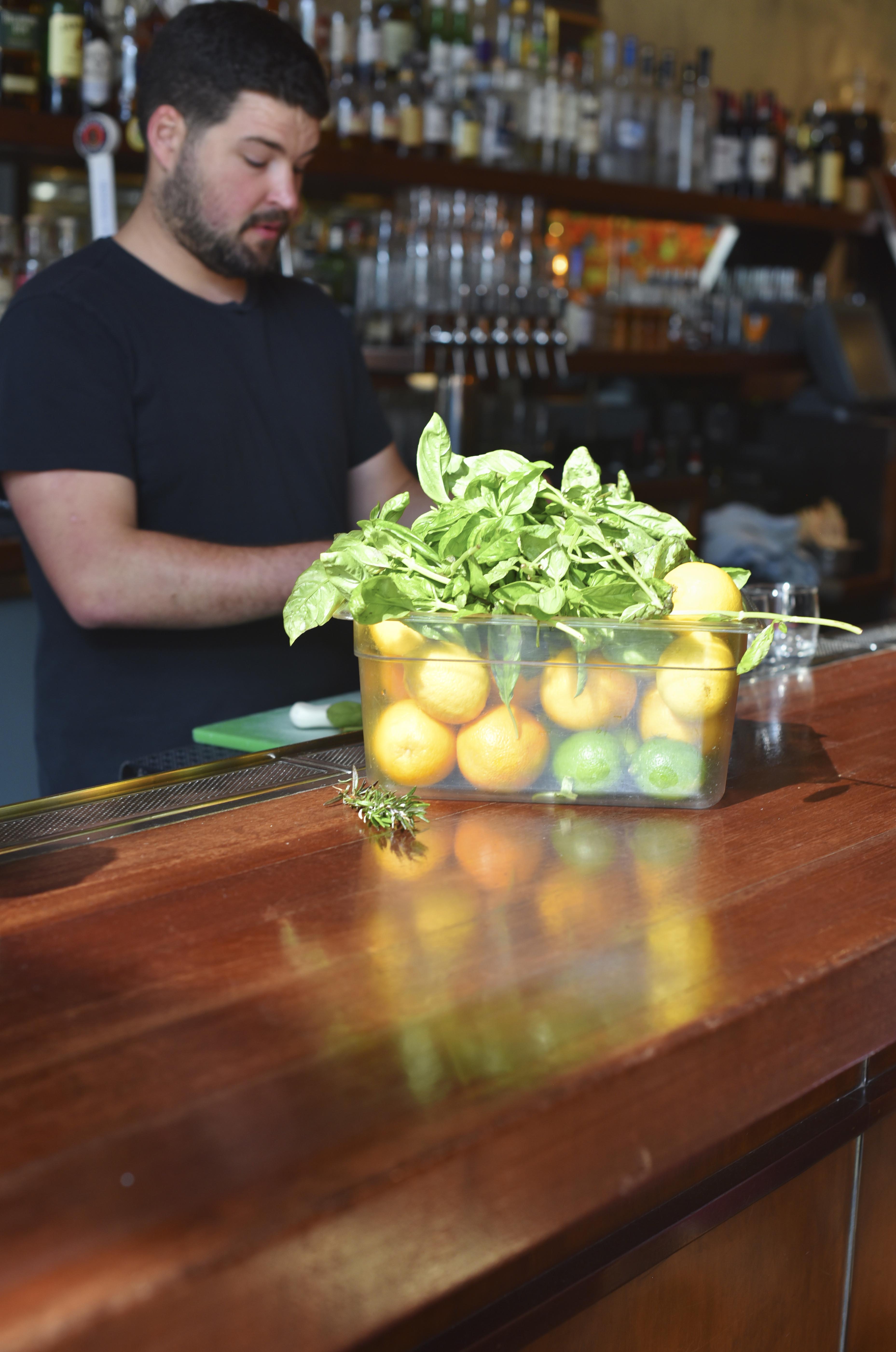 The bar program works with fresh produce to create perfect concoctions for Zero Zero